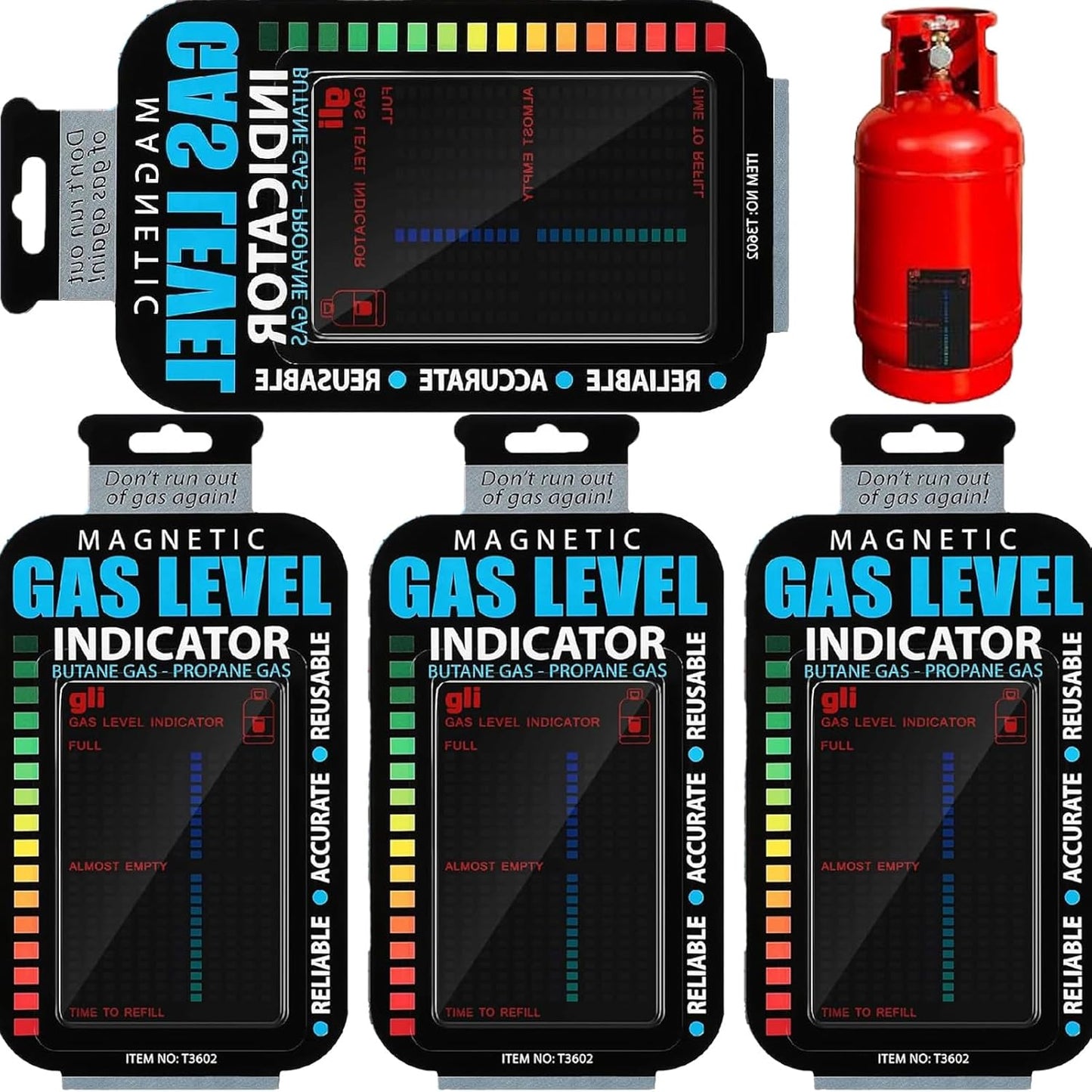 Détecteur de Niveau de Gaz Magnétique – Ne tombez plus jamais en panne de gaz