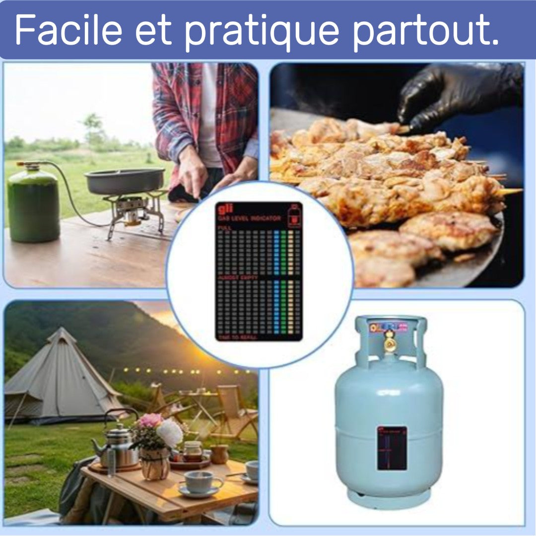 Détecteur de Niveau de Gaz Magnétique – Ne tombez plus jamais en panne de gaz
