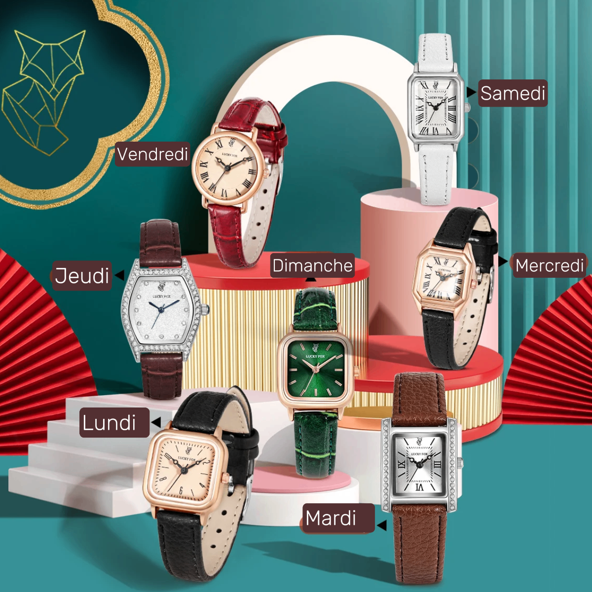 Collection Montre 7-in-1 – L’Élégance Parfaite pour Chaque Jour