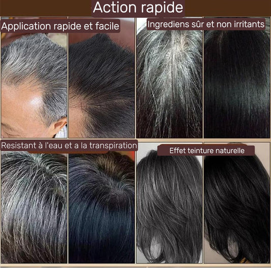 Noircisseur Capillaire Naturel – Cheveux noirs, forts et vivants